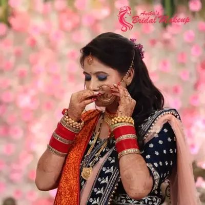 Pahadi bridal look with delicate jewellery, Mumbai